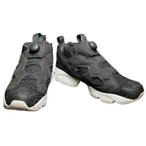 Reebok Instapump Fury Woven Black White W7.5